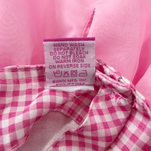 [Baby Armstrong] Pink and White Gingham Dress - Picture 8 of 8